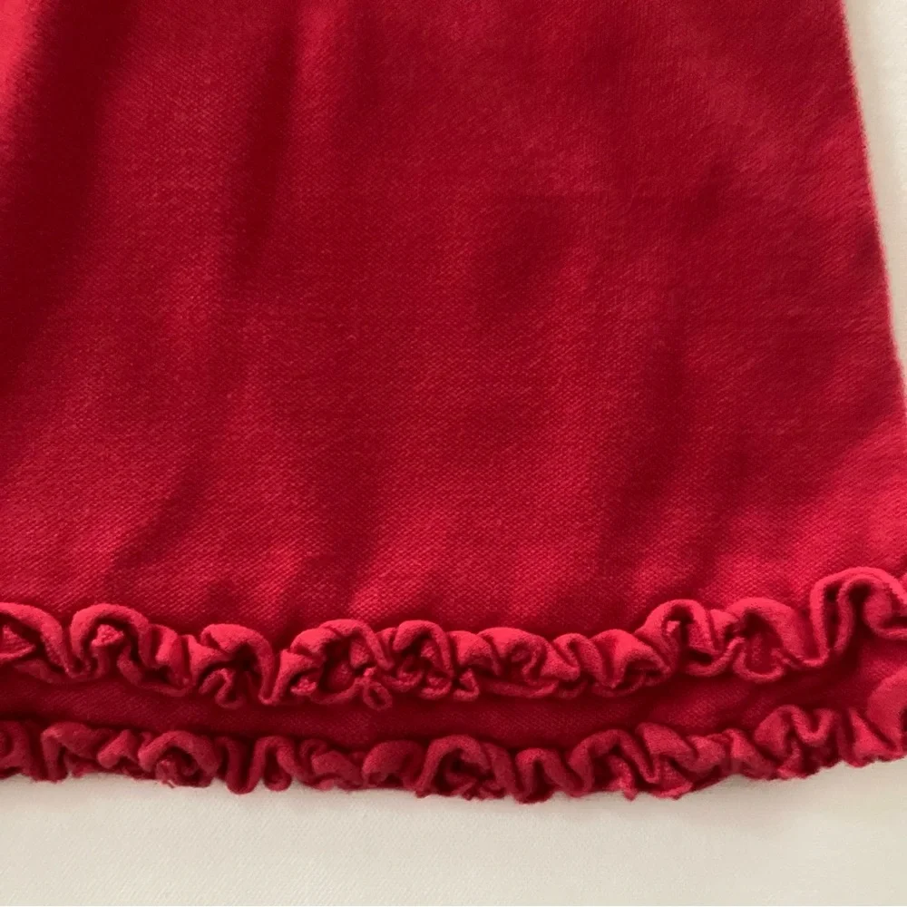 Ralph Lauren Baby Girl 12 Months Red Polo Ruffle Dress